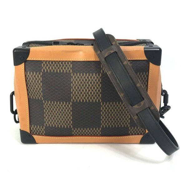 LOUIS VUITTON Damier Giant NIGO Soft Trunk Pochette Shoulder Bag - Picture 1 of 16